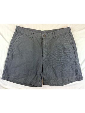 Patagonia Stand Up Shorts Mens 38 Blue Gray Organic Cotton Canvas 6.5 Inseam